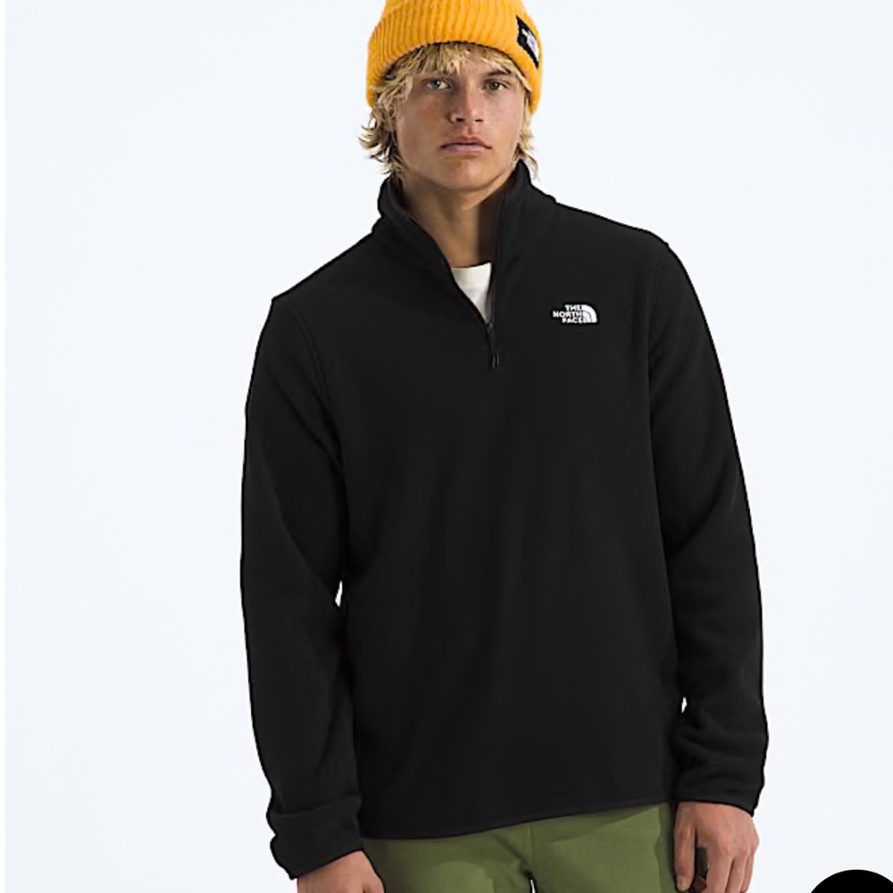 The North Face Black Glacier 1/4 Zip Jacket
